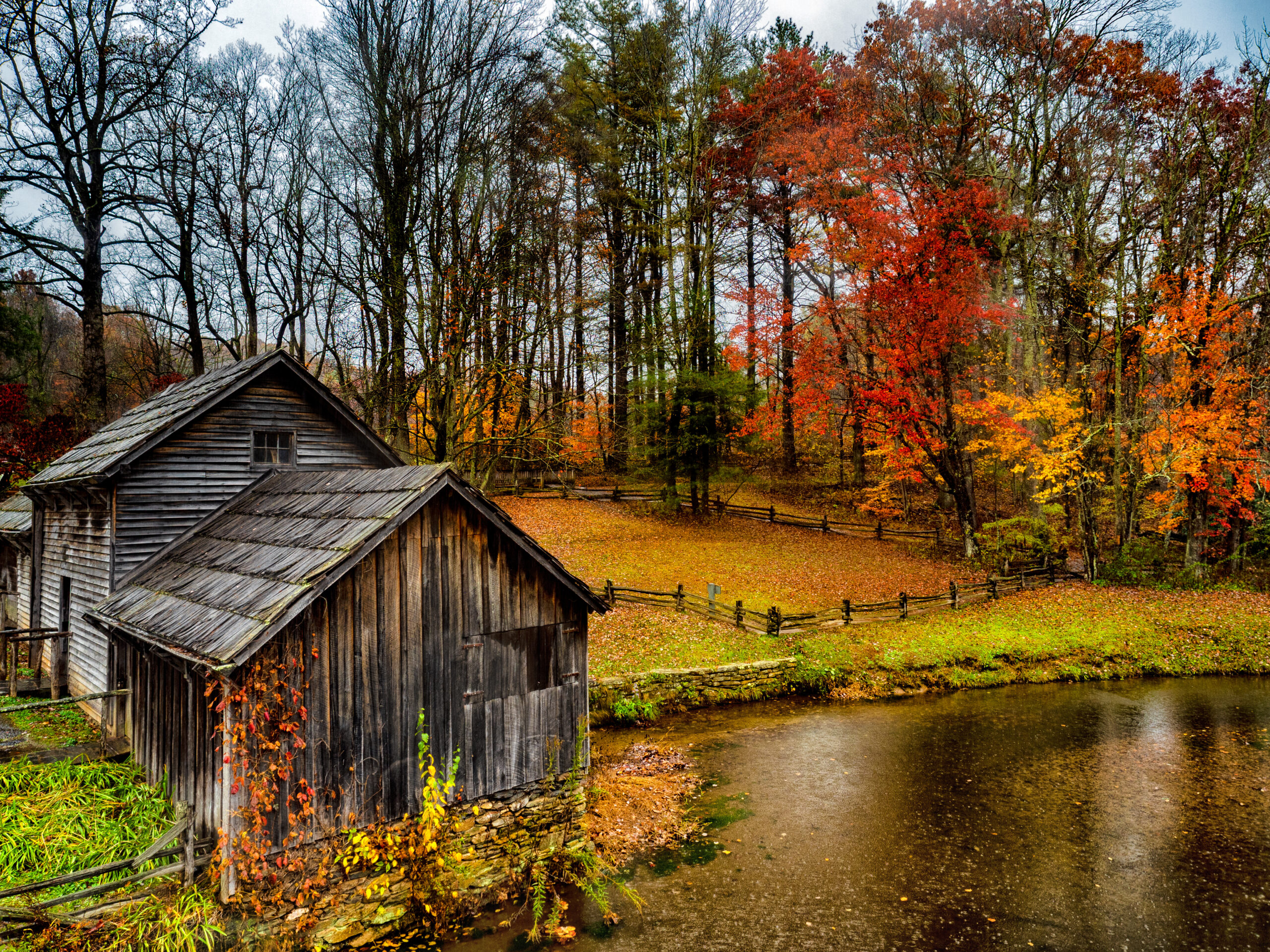 mabry mill in shenandoah national park
