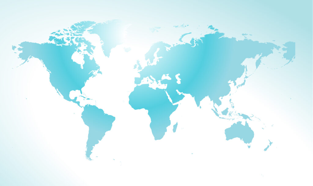 world map