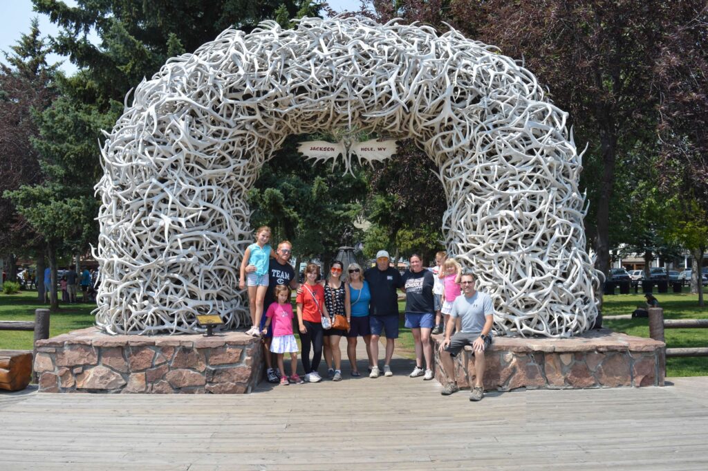 jacksonhole antler arch