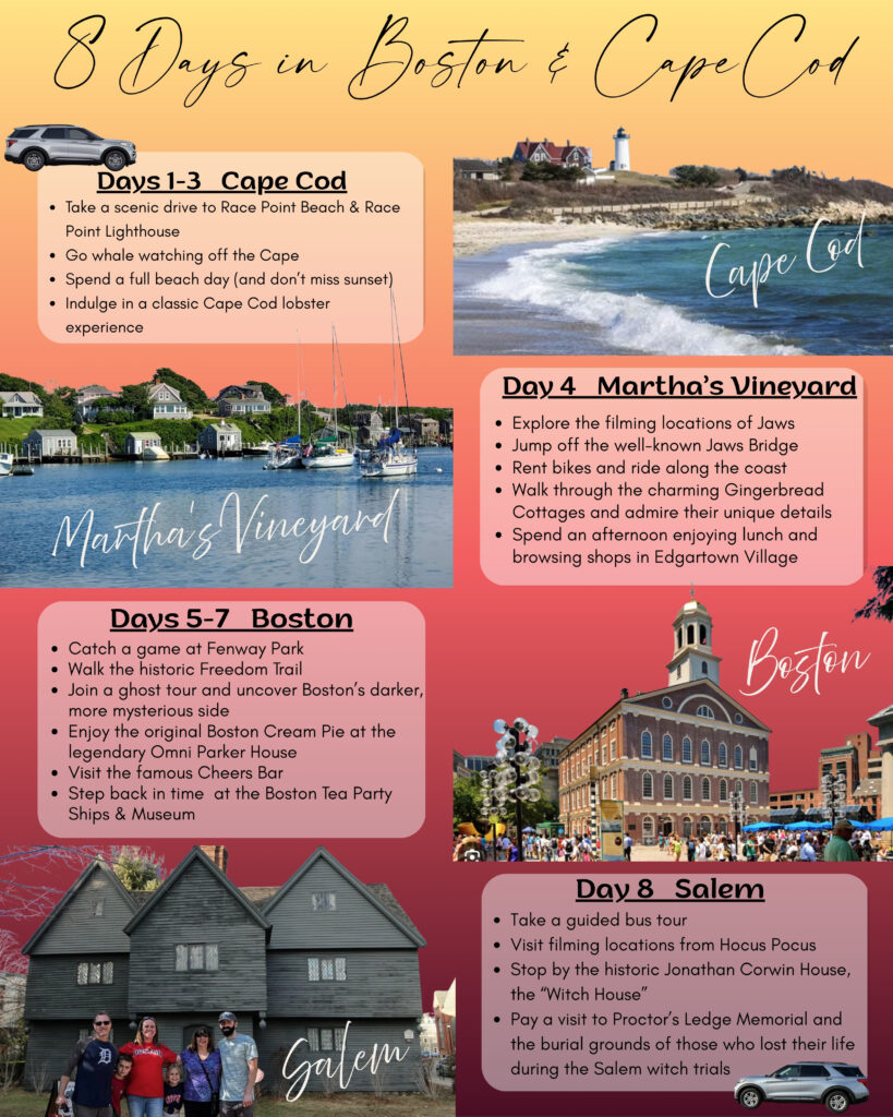 ultimate 8 days around massachusetts cape