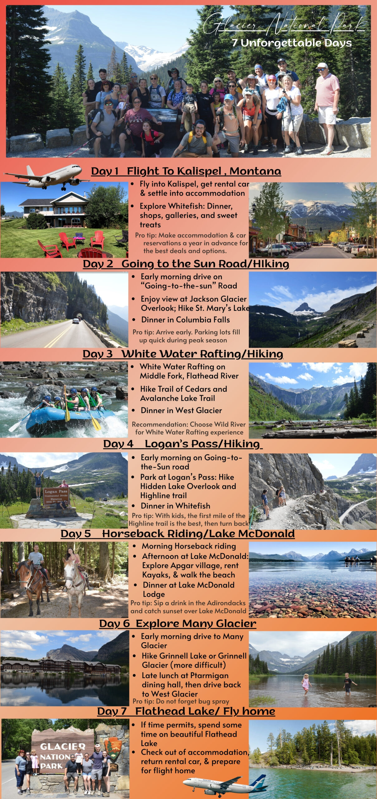 glacier national park (8.5 x 18 in)